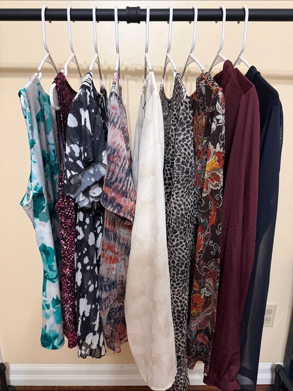 Women's Large Bundle Lot of 9 Career Style Blouses - CK, DKNY, Liz Clairborne - Picture 2 of 16